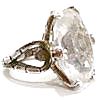 Anillo de plata 925 con cristal de roca