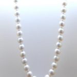 Collar de perlas australianas con cierre de oro 18k