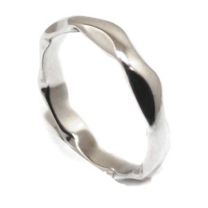 Alianza Plata 925 ondulada