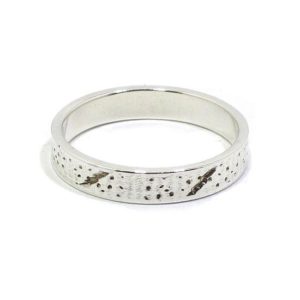 Alianza de plata 925 relieve RP