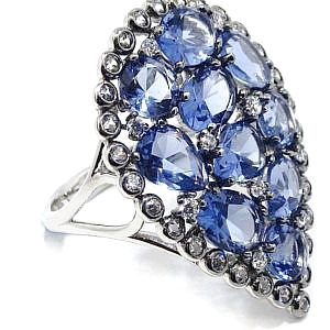 Anillo de Plata de Ley 925 con circonitas