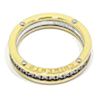 Alianza completa diamantes oro blanco y rosa Chimento