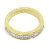 Alianza oro amarillo diamantes princesa