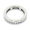 Anillo alianza completa oro blanco diamantes