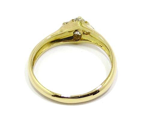 Anillo oro amarillo diamantes