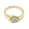 Anillo oro amarillo diamantes