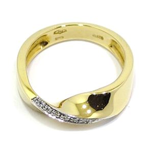anillo oro amarillo diamantes