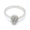 Anillo oro blanco diamantes