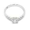 Anillo solitario diamante brillante 0.45ct diamantes