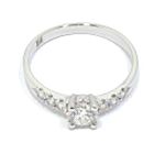 Anillo solitario diamante brillante 0.45ct diamantes