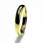 Anillo alianza oro amarillo 18K 3mm seccion redonda n12