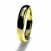 Anillo alianza oro amarillo 18K 3,5mm seccion redonda alta n12