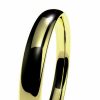 Oval en oro amarillo