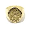 Anillo sello Universidad de Navarra oro amarillo 18K