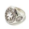 Anillo sello profesion Enfermeria plata 925 con logo Universidad