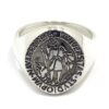 Anillo sello Universidad de Navarra plata 925