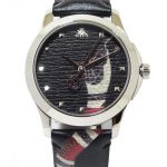 Reloj GUCCI Timeless serpiente 38mm Acero correa piel YA1264007