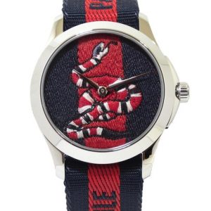 Reloj GUCCI Timeless serpiente 38mm Acero correa textil YA126493