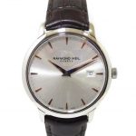 Reloj Raymond Weil Toccata 39mm esfera plateada/PVD correa marron 5488-SL5-65001