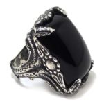 Anillo con Onix rectangular 25x17mm
