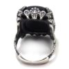 Anillo con Onix rectangular 25x17mm en plata 925