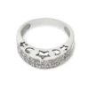 Anillo diamantes luna estrella oro blanco