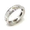 Anillo diamantes giratorio oro blanco