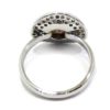 Anillo oro blanco con diamantes en pavé