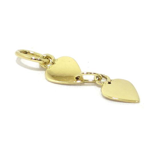 Colgante corazones oro amarillo