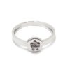 Anillo 6 diamantes oro blanco