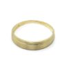Anillo liso mate oro amarillo