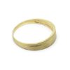Anillo liso mate oro amarillo
