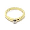 Anillo solitario diamante oro amarillo