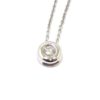 Collar diamante colgante 0.19cts oro blanco