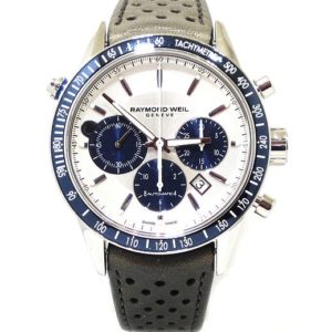 Reloj Raymond Weil Freelancer 43mm Crono Automatico esfera plata