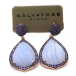 Pendientes de plata agata y circonitas
