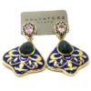 Pendientes de plata piedras hidrotermales
