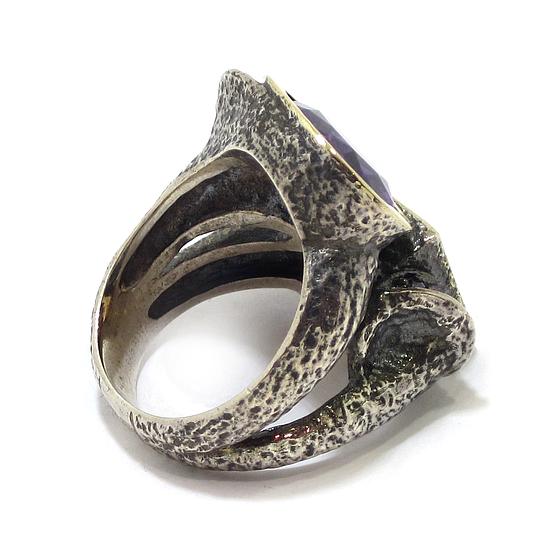 Anillo de plata 2 hidrotermales circonitas - Imagen 4