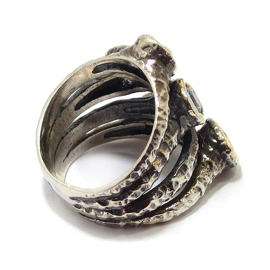 Anillo de plata 6 hidrotermales multicolor - Imagen 4
