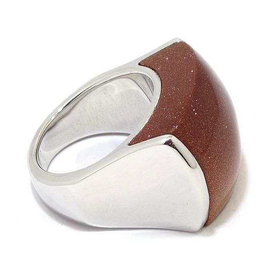 Anillo de plata aventurina