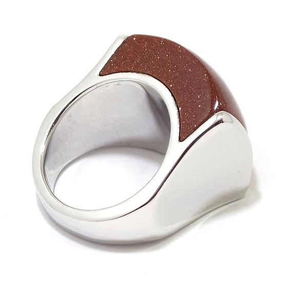 Anillo de plata aventurina - Imagen 4