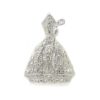 Colgante San Fermin 20mm Plata