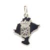 Colgante mapa Navarra 23mm de Plata