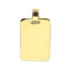 Colgante placa rectangular 15x21mm oro amarillo
