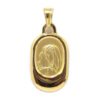 Medalla Virgen 15x23mm oro amarillo