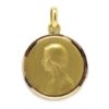 Medalla Virgen niña 20mm oro