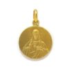 Medalla escapulario 16mm oro amarillo