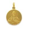 Medalla escapulario 18mm oro amarillo