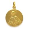 Medalla escapulario 20mm oro amarillo
