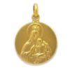 Medalla escapulario 20mm oro amarillo